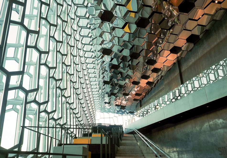 Harpa Reykjavik Iceland 24 hour winter itinerary