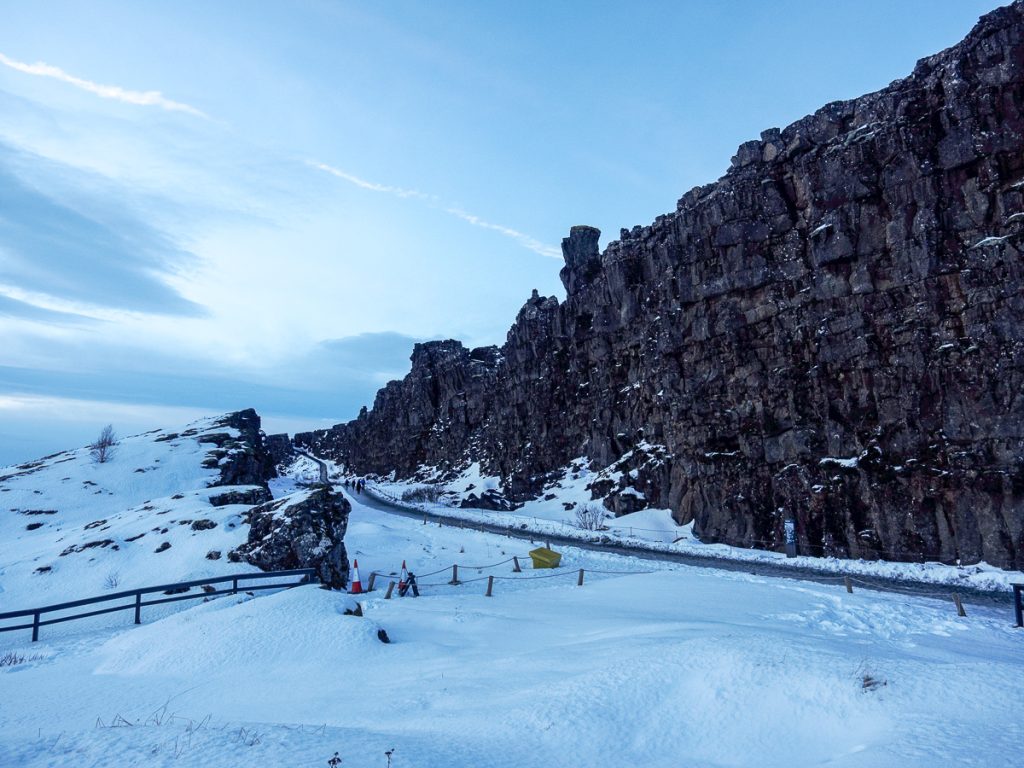 Thingvillir National Park Iceland in Winter