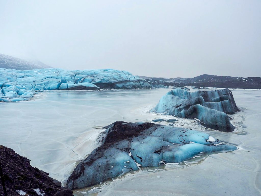 Glaciers in Jökulsárlón Glacier Lagoon Iceland