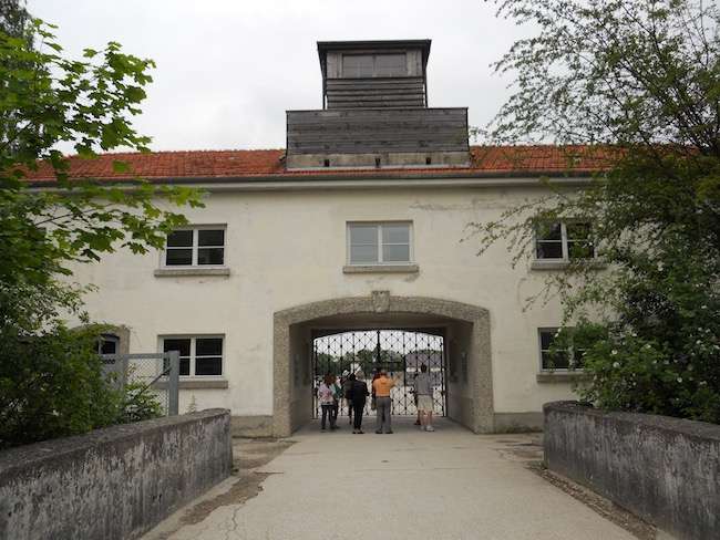 Day trip from Munich to Dachau entrance building