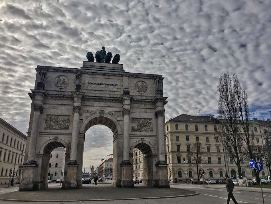 Siegestor Gate Munich Bavaria Germany
