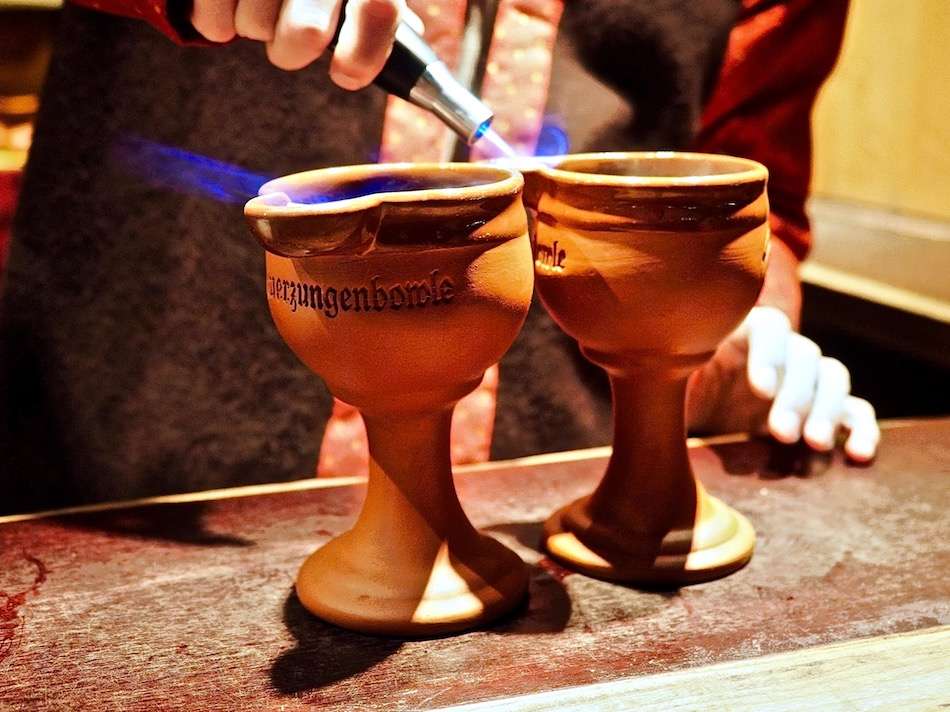 feuerzangenbowle in Munich Germany.