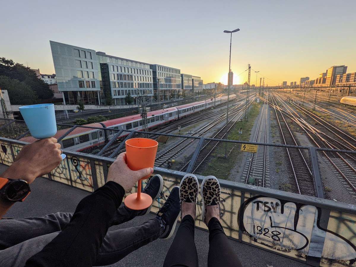 Hackerbrucke Munich sunet