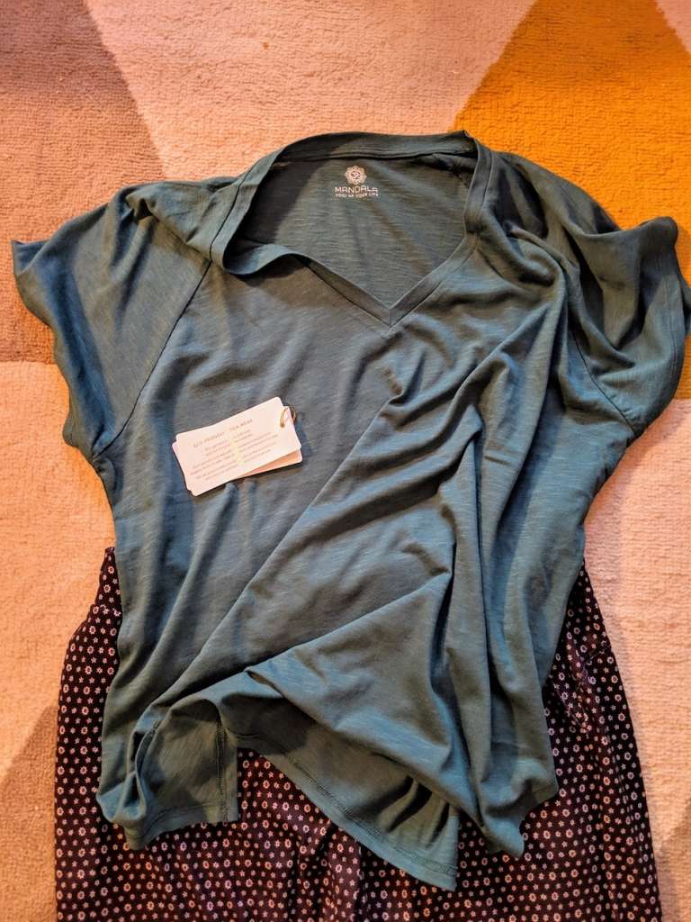 Sustainable T-Shirt and Pants to Pack
