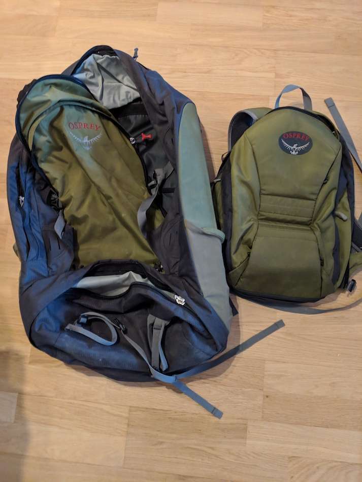 Osprey Backpack What to Pack for New Zealand
