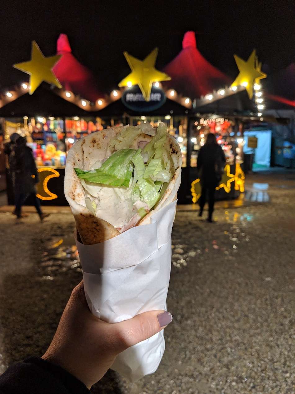 Tollwood Vegetarian Food Christmas Markets Munich German