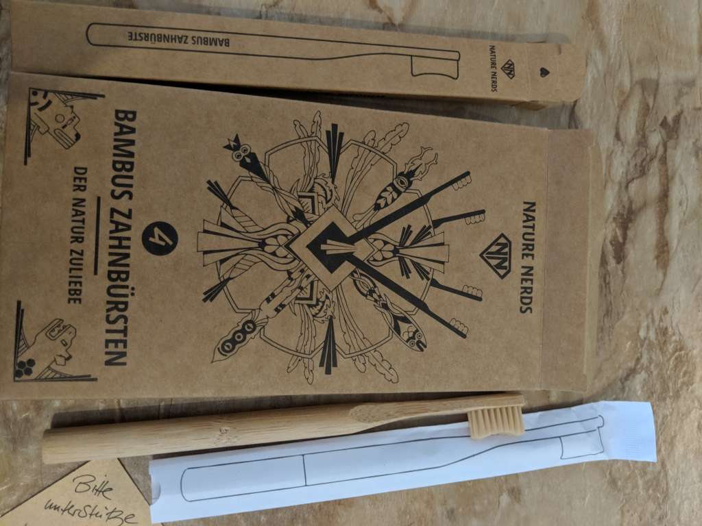 zero waste toiletries bamboo toothbrush