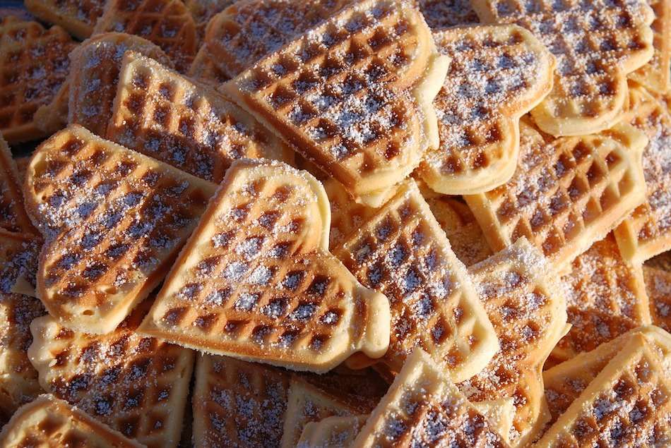 Waffles German Christmas Market Food