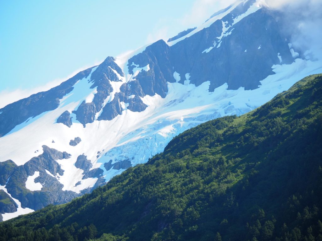 Glacier in whittier 
