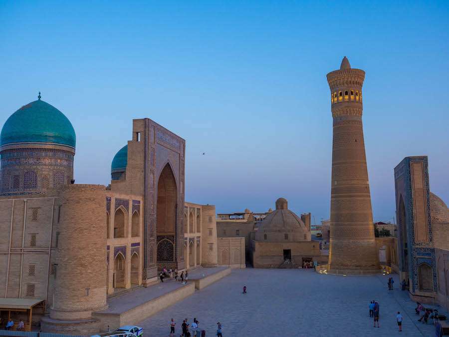 Kalon minaret Bukhara Uzbekistan