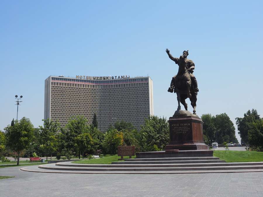 Timur Central Asia Uzbekistan statue