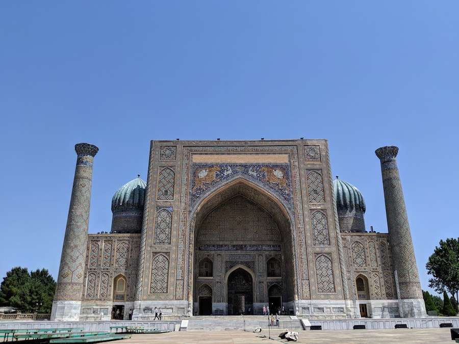 Registan Samarkand day