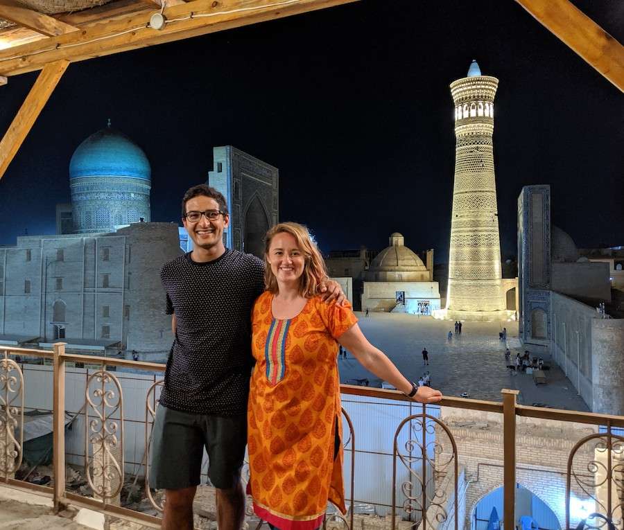 couples travel in Uzbekistan