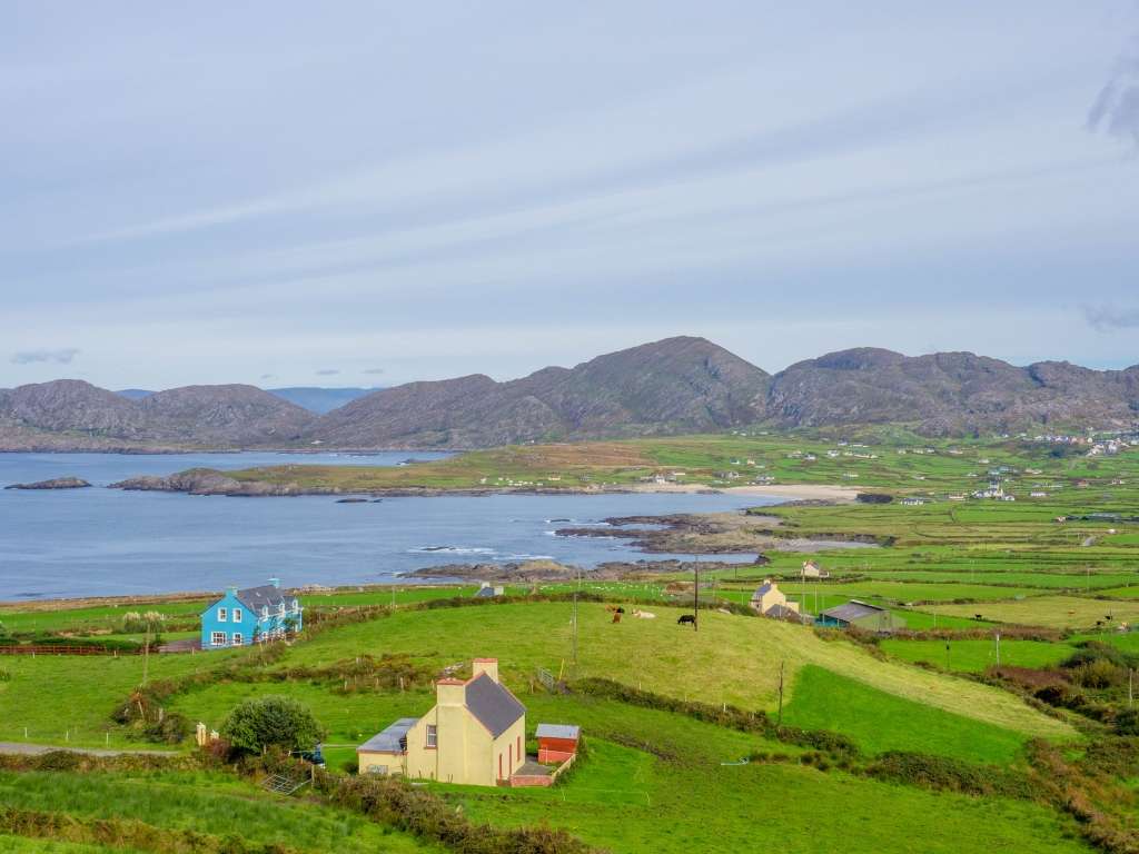 Colorful houses in Ireland