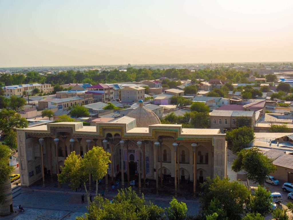 Bukhara Uzbekistan bird's eye view