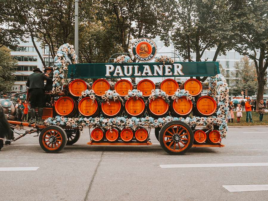 Paulaner Beer horses