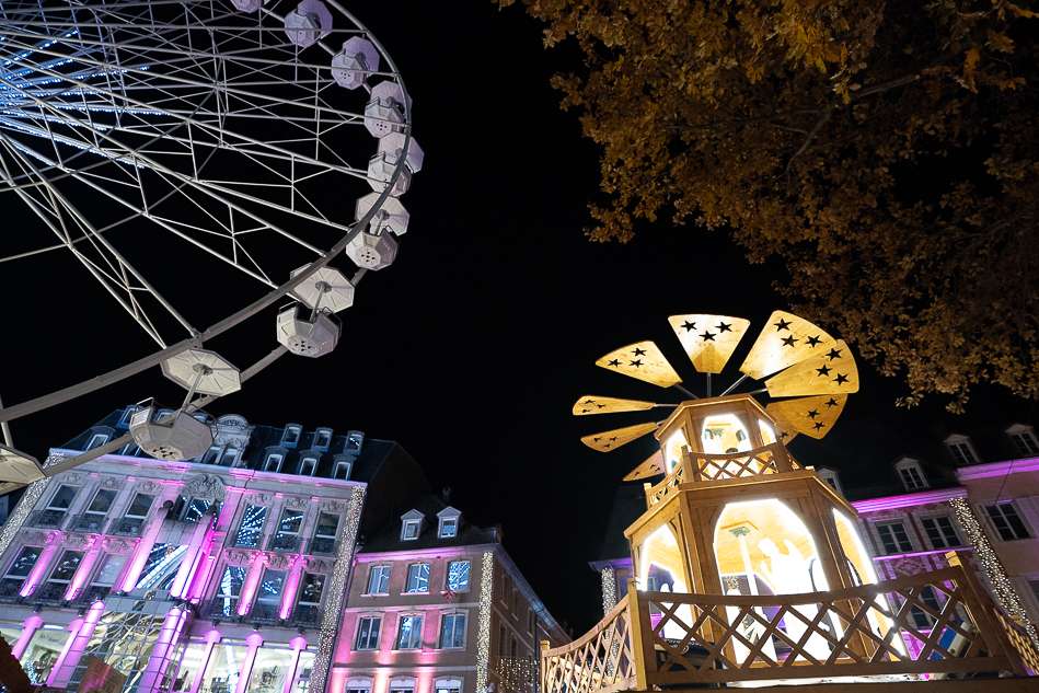 Mulhouse Christmas market Ferris Wheel