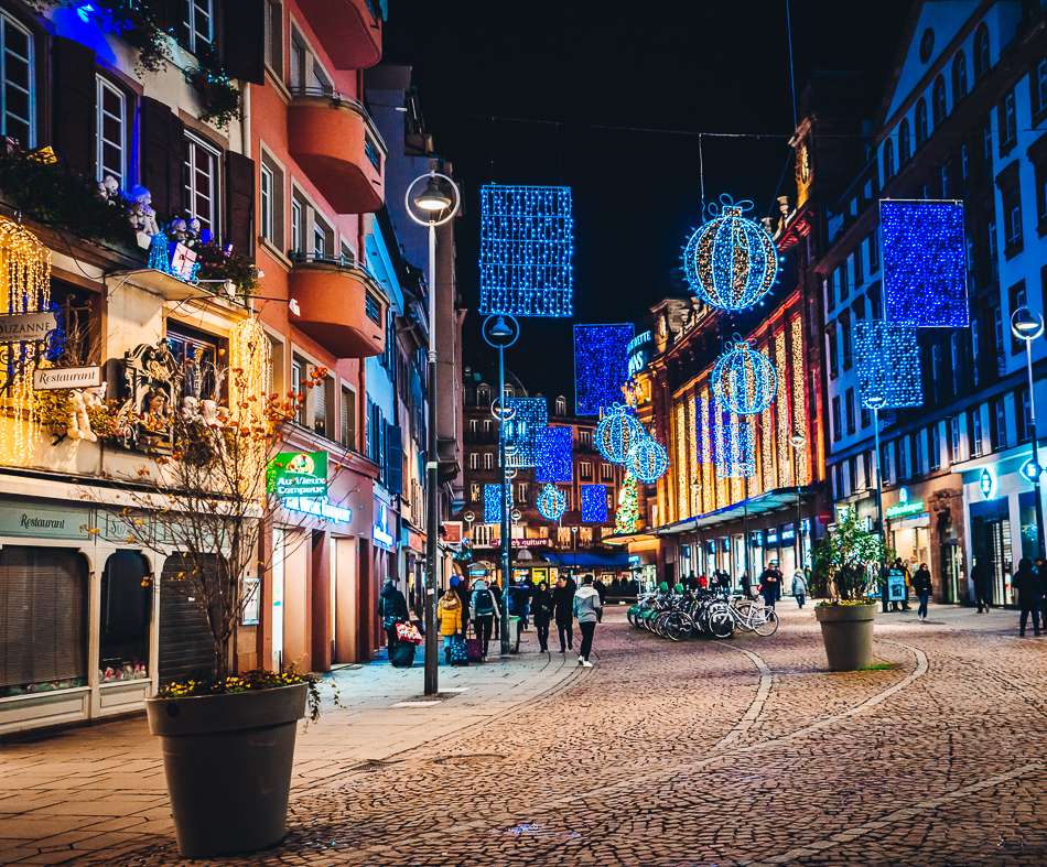 Strasbourg Christmas Market Light Display