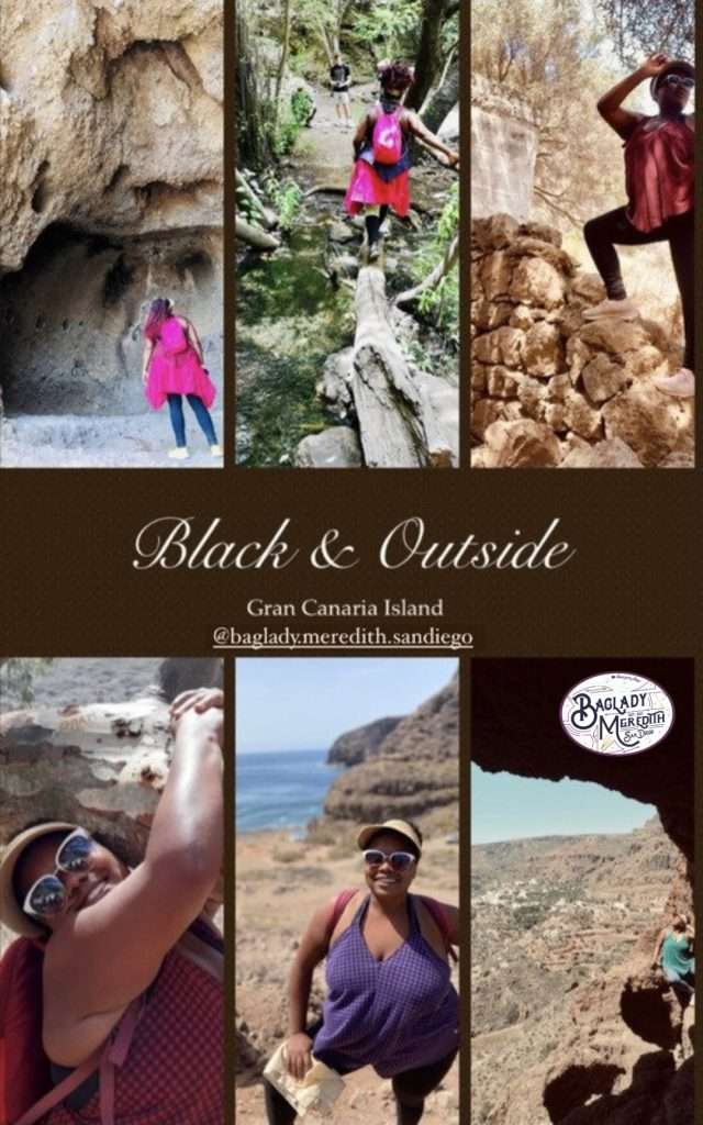 Meredith San Diego Black and Outdoors in the Gran Canaria