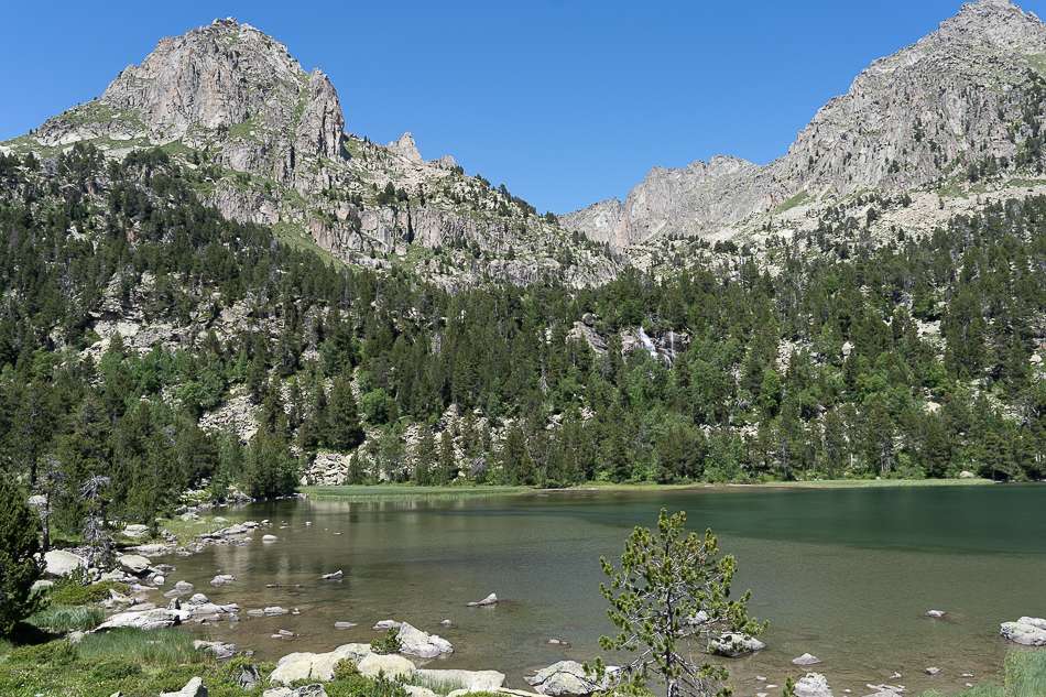 Alpine Lake in Aigüestortes i Estany de Sant Maurici National Park