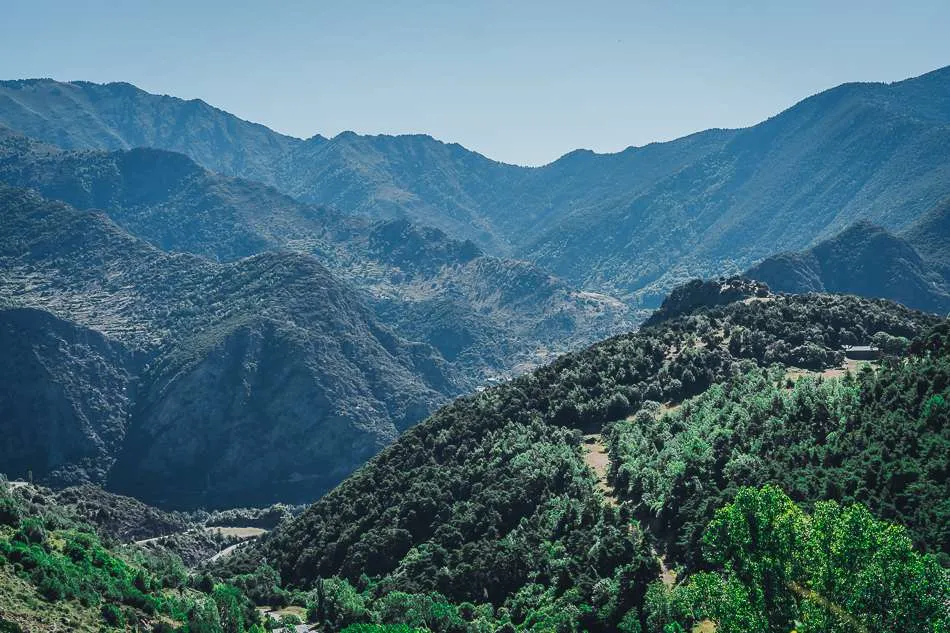 Spanish Pyrenees mountain views