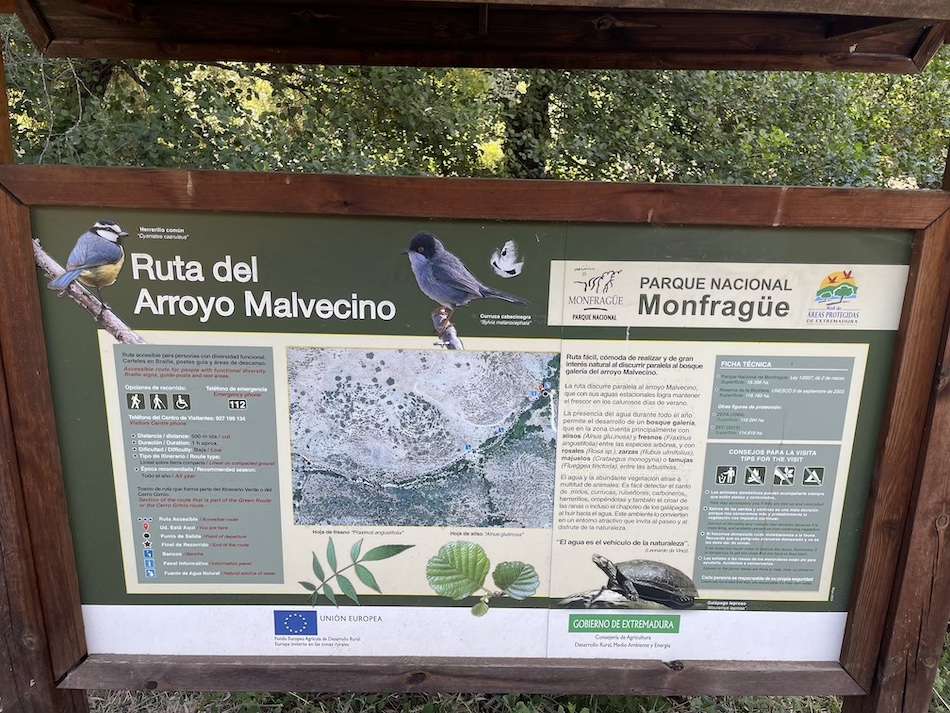 Ruta del Arroyo Malvecino accessible route
