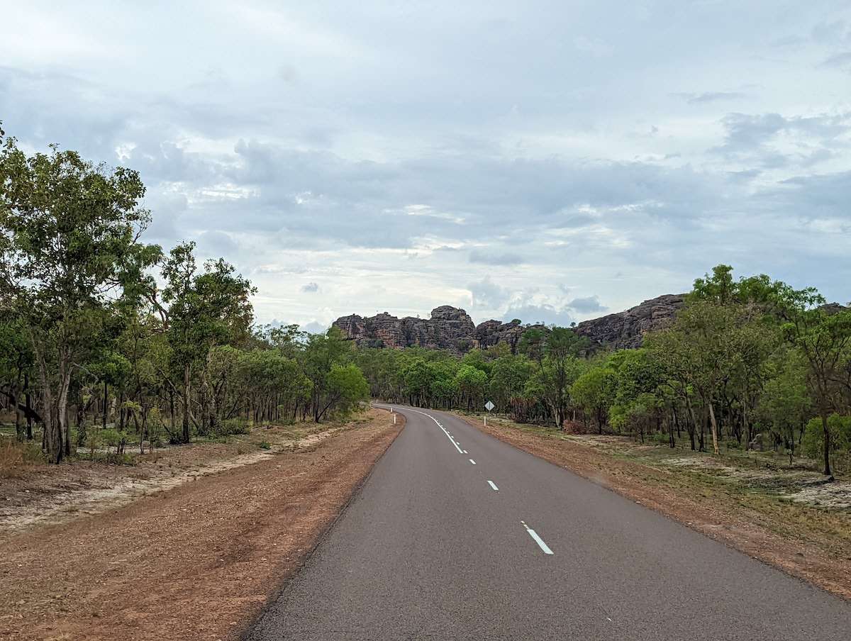 Driving in Kakadu National Park
