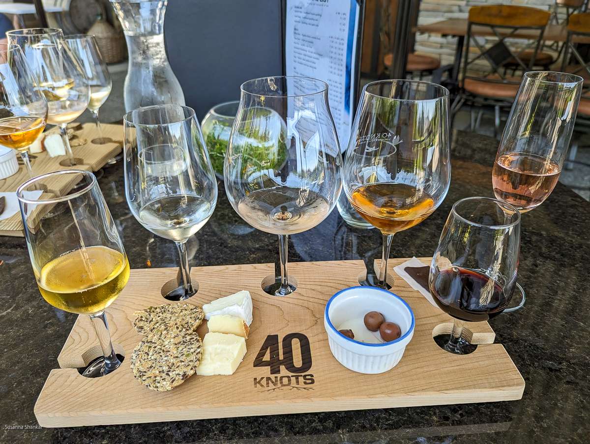 40 Knots Wine Tasting in Comox Valley BC