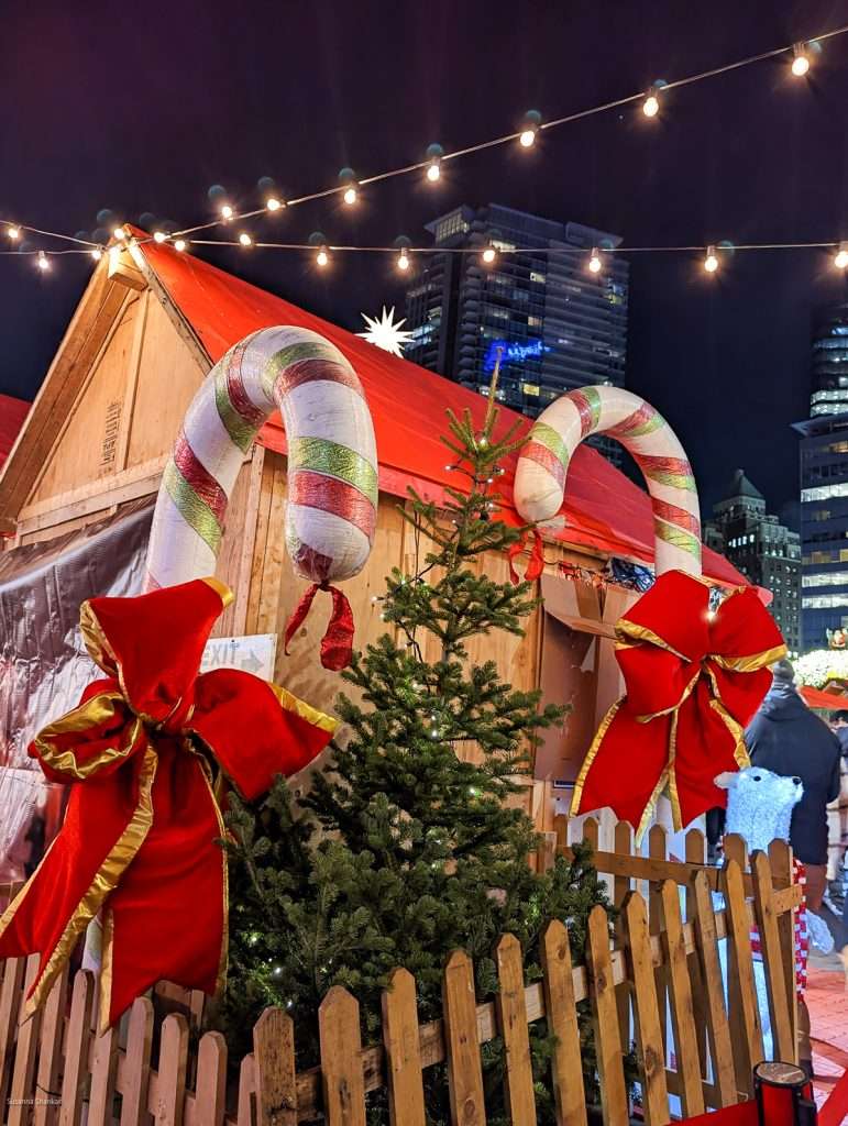 Vancouver Christmas market winter