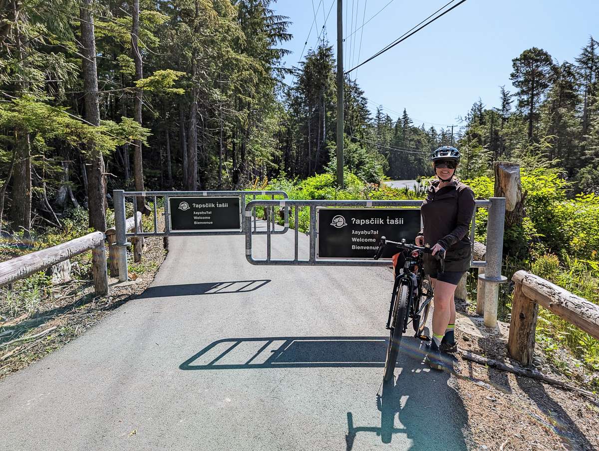 Biking Pacific Rim National Park Bike Trail Tofino