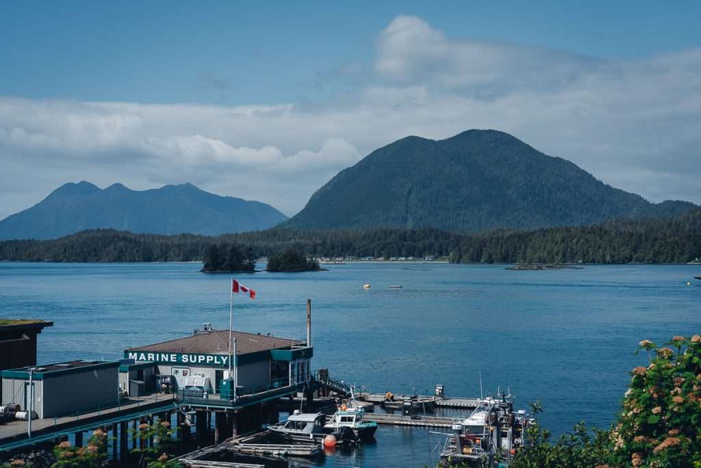 Tofino view from downtown