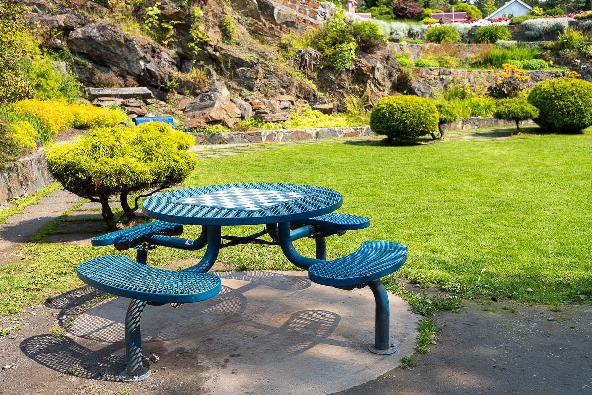 The sunken gardens in Prince Rupert