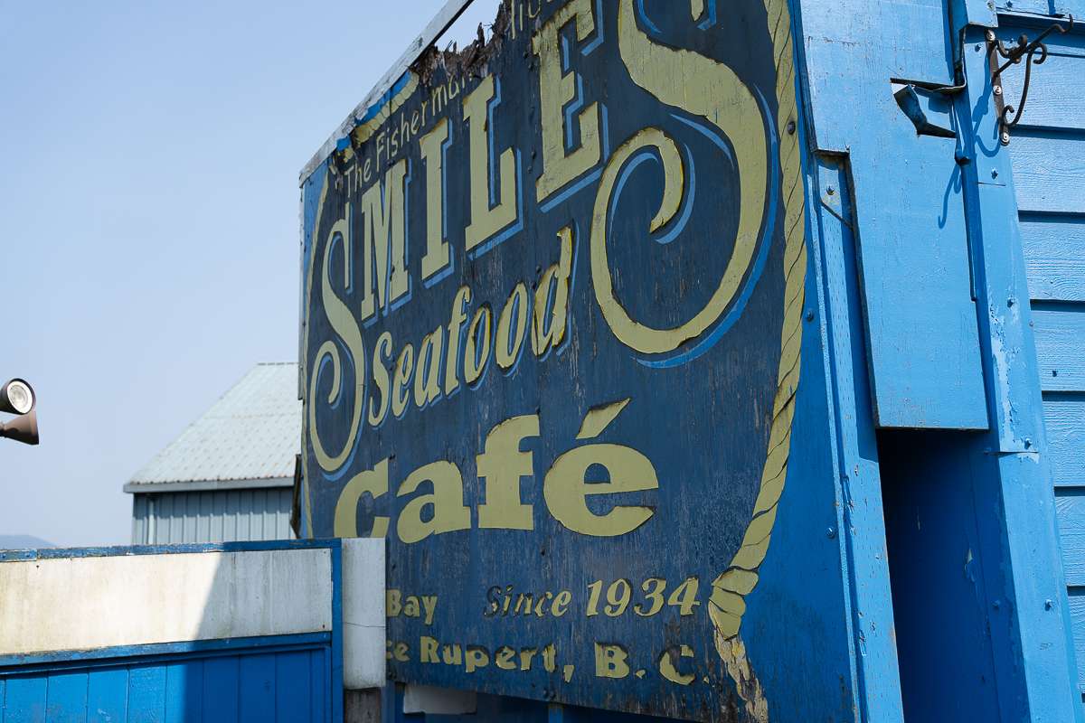 Old sign in Prince Rupert