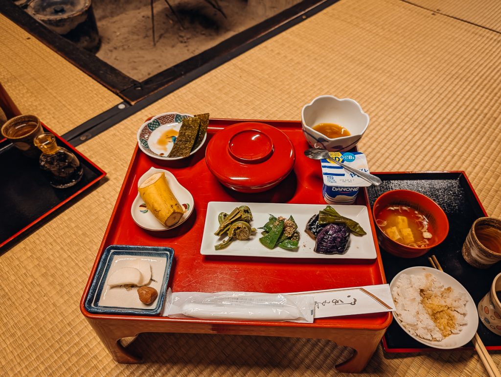 sansai Japanese mountain vegetables vegetarian food in Japan
