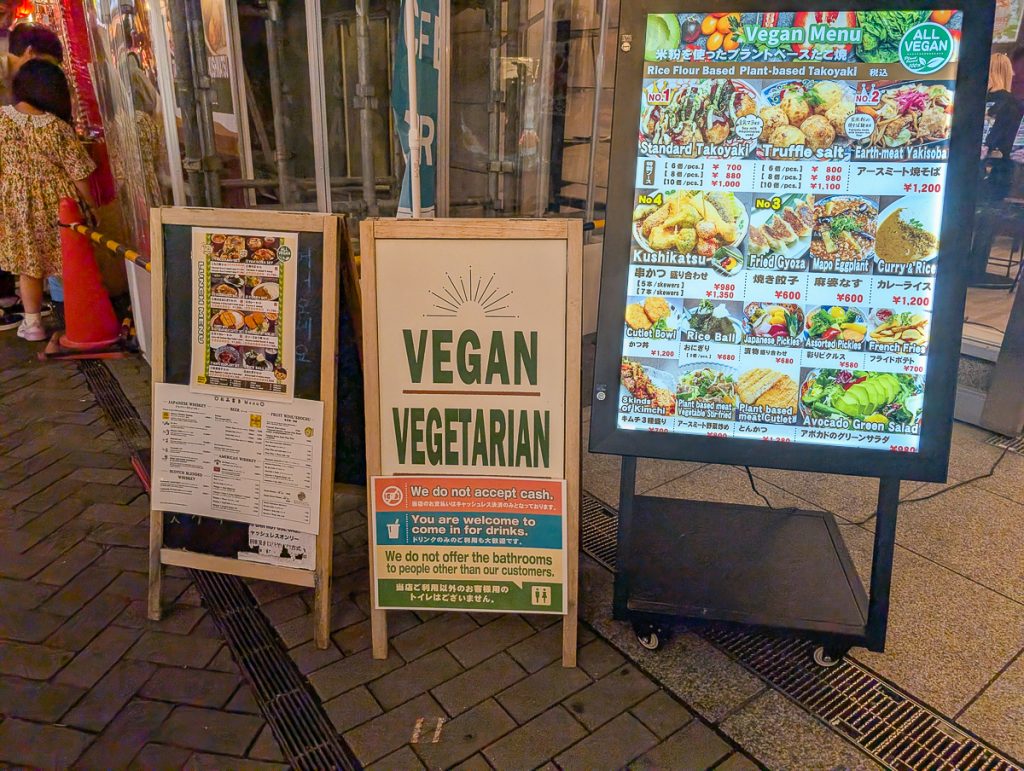 Vegan restaurant in Osaka