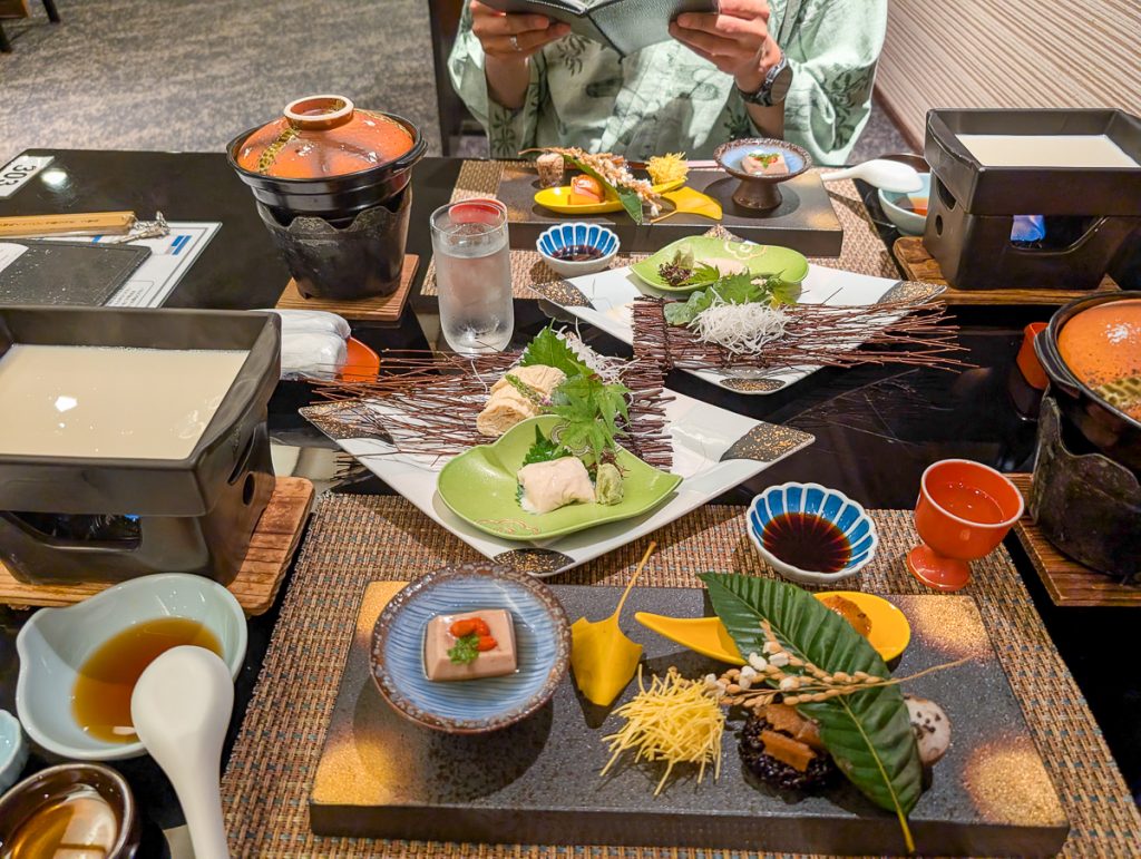 Dinner in Nikko National Park Hoshino Yado