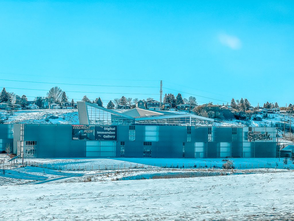 Calgary Telus Spark in Winter
