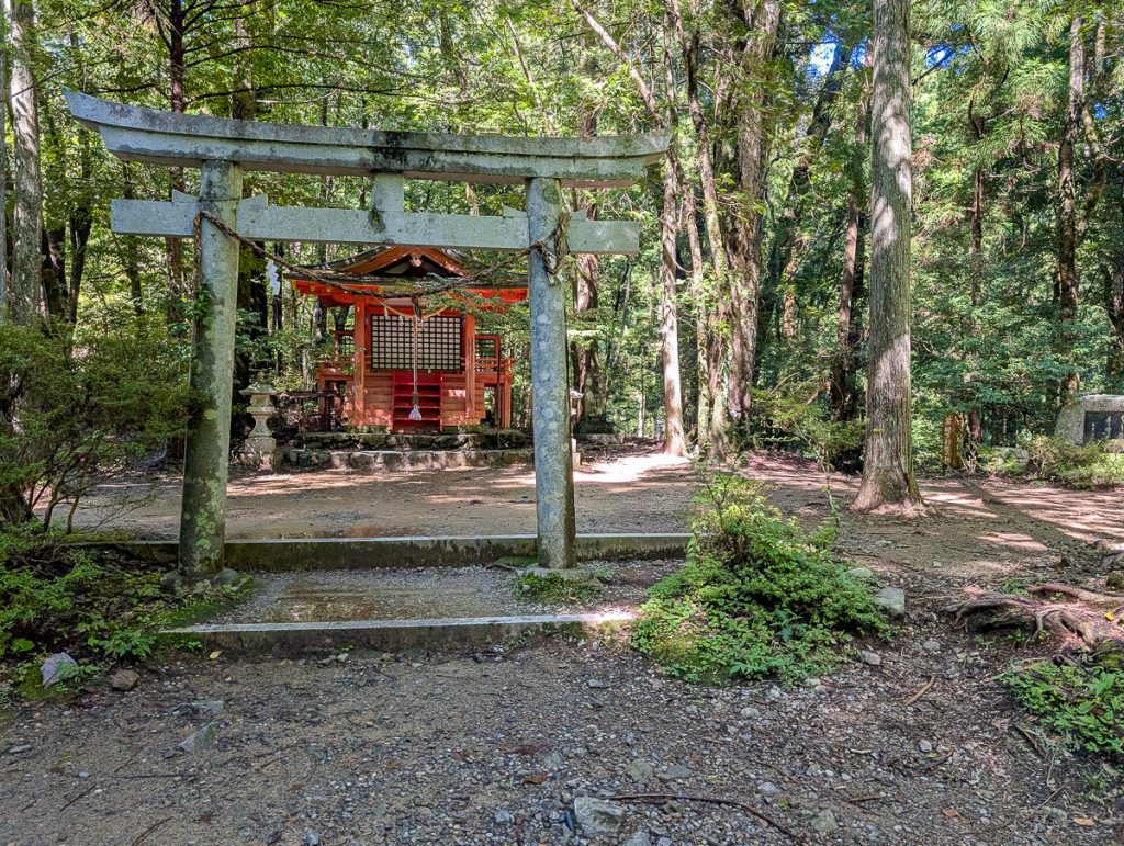 A shinto shrine on the Kumano Kodo
