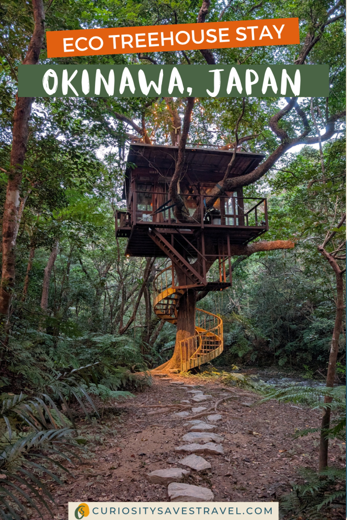 The best place to stay in Okinawa, Japan. Sustainable Treeful Treehouse