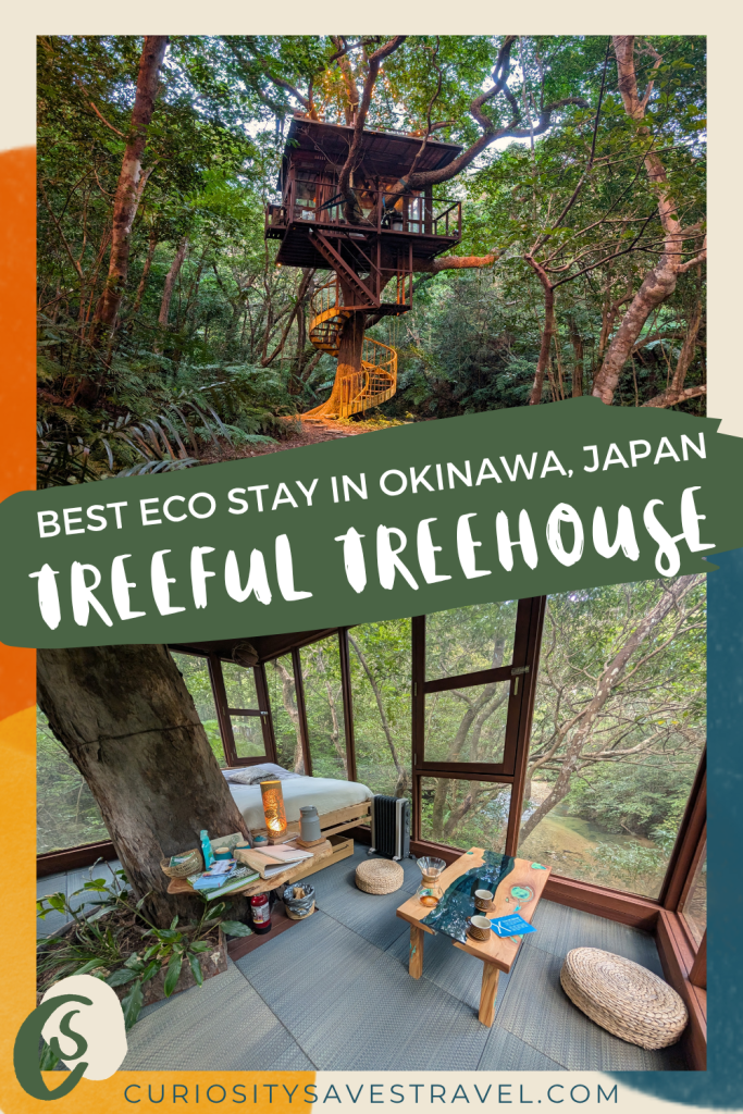 The best place to stay in Okinawa, Japan. Treeful Treehouse, a sustainable resort in Okinawa/