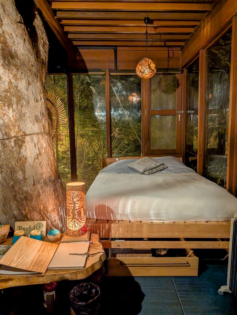 Inside Treeful Treehouse Okinawa Japan