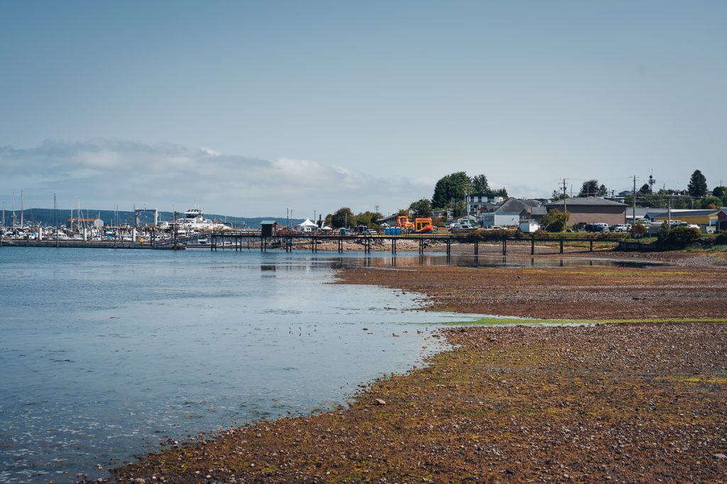 Port McNeil beach on Vancouver Island