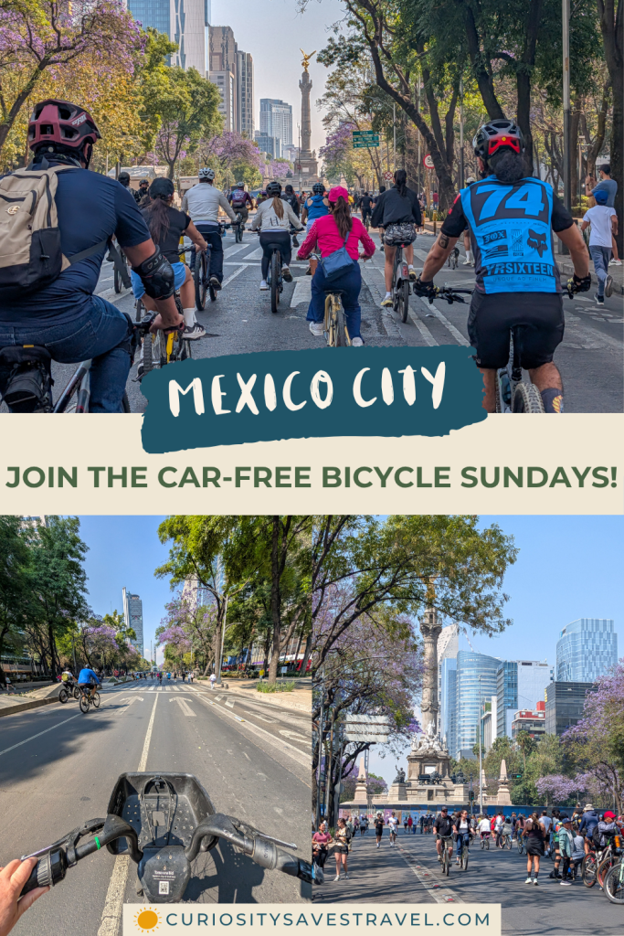 How to join the car free bicycle sunday Mexico City