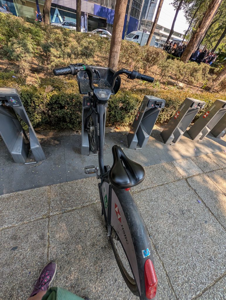 A city bike rental program