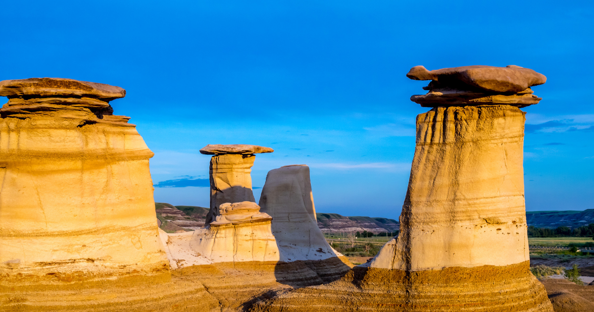 Hoodoos Geological Features in Drumheller Valley Day trip from Calgary