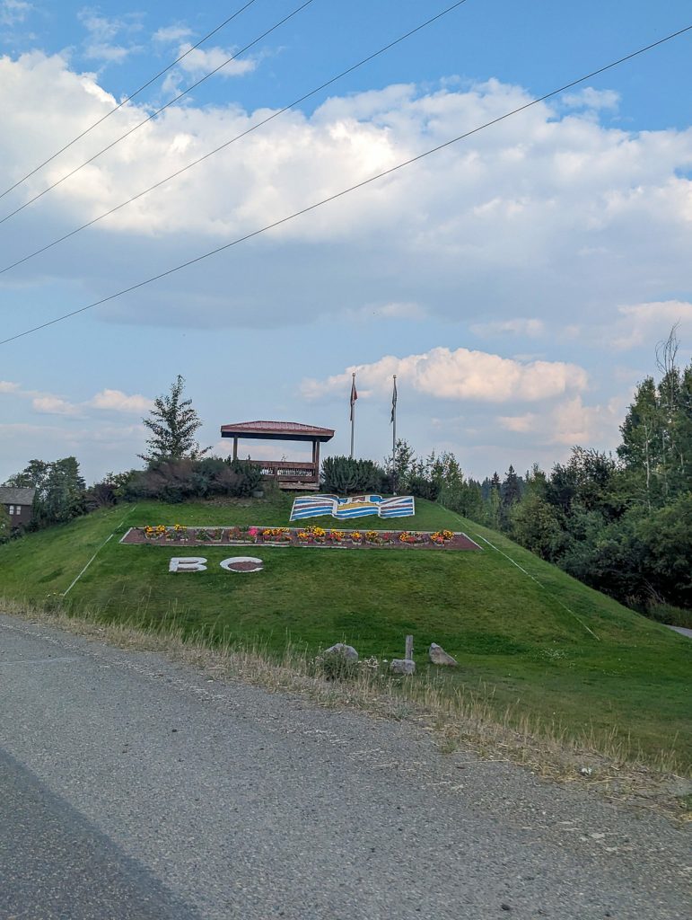 British Columbia Road sign