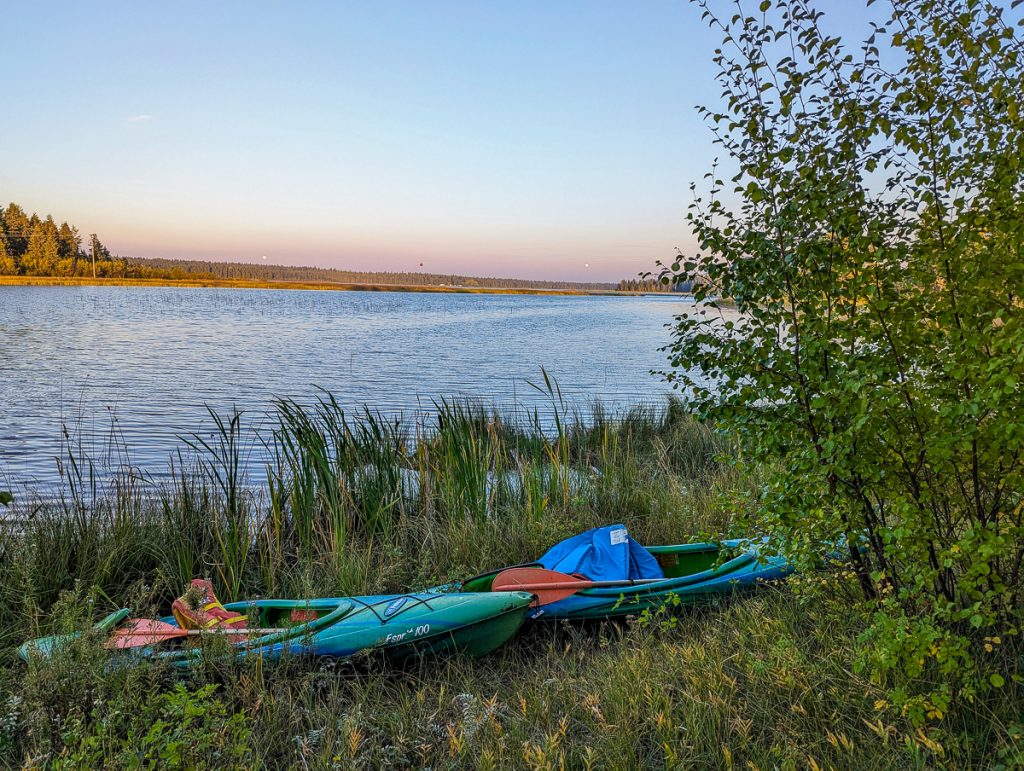 Kayaking at Helena Lake