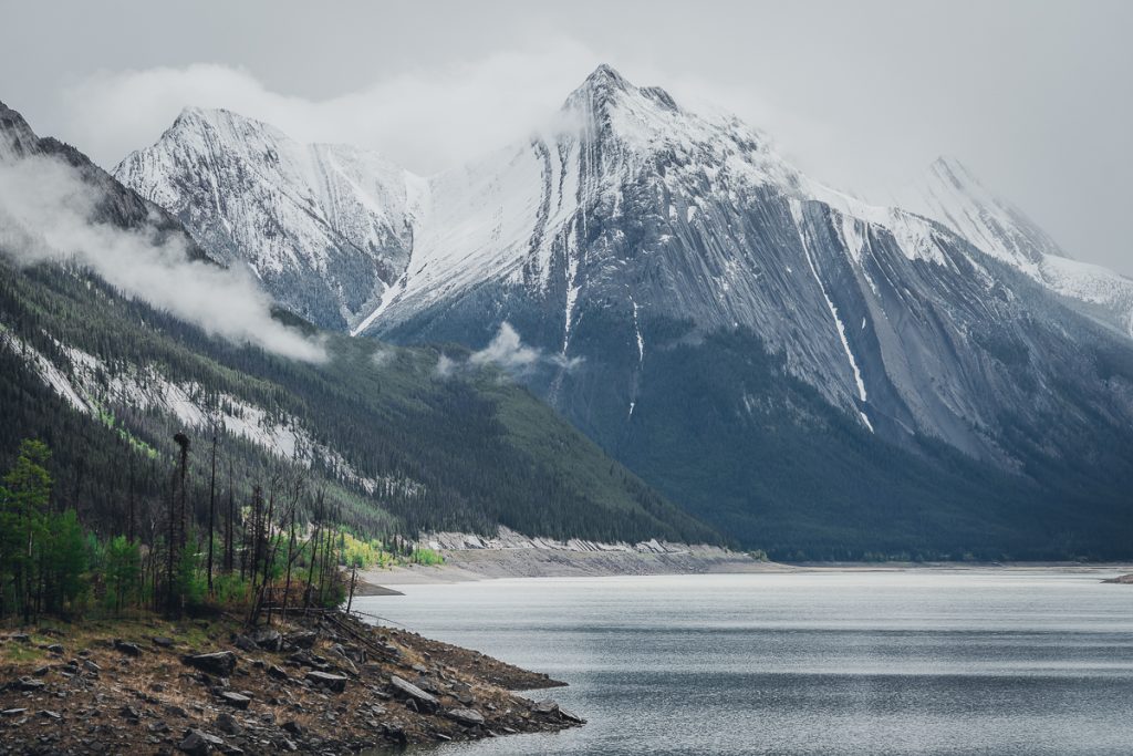 Medicine Lake in Jasper National Park